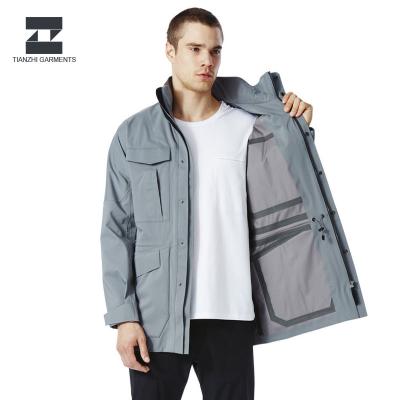 China Customization Latest Design Mens Warm Wind Cotton Anti-Shrink Long Ditch Coat for sale