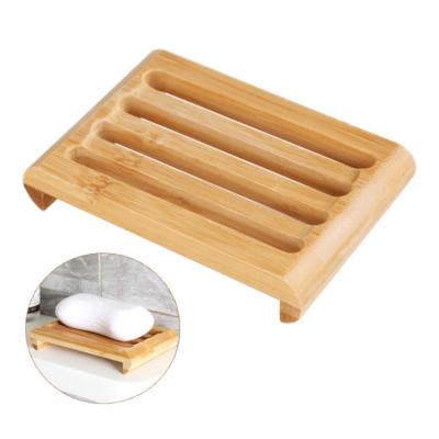 China Best Waterproof Soap Dish Waterproof Bamboo Bath and Kitchen Accessories Handmade Natural Wooden Soap Rack Holder for sale