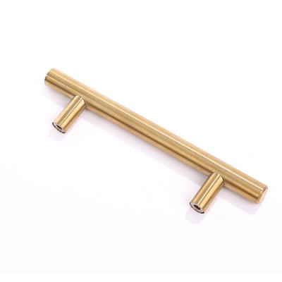 China 201 Stainless Steel T-bar Handle Modern Simple Classic Black Silver Gold Modern Sideboards Furniture Knob for sale