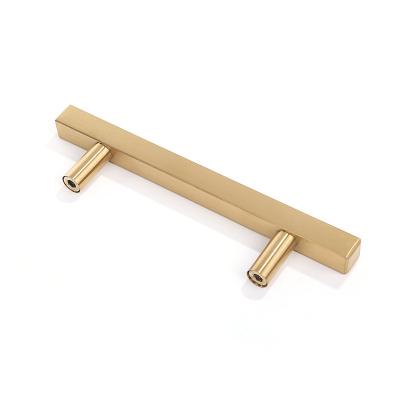 China Modern Simple 201 Stainless Steel Hardware For Furniture Sideboards Handle Modern Classic Gold for sale