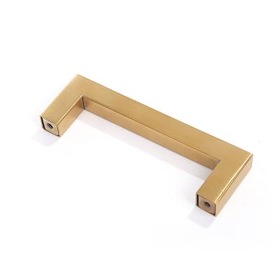 China Simple Modern C-Bar Stainless Steel 201 Hardware For Sideboards Handle Furniture To Handle Modern Classic Gold for sale