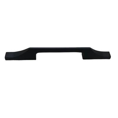 China Modern High End Cabinet Handle Kitchen Drawer Bedroom Wardrobe Handle Aluminum Black for sale