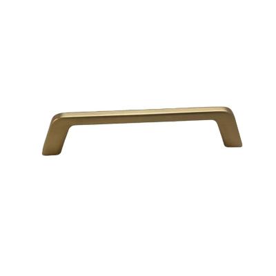 China Traditional Antique Gold Luxury Cabinet Handles Kitchen Drawer Bedroom Wardrobe Zinc Furniture Handle for sale