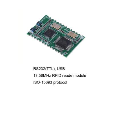 China System Integration Power RFID Reader Module ISO15693 Protocol Micro Size 30*18mm 13.56MHz RFID Reader Module for sale