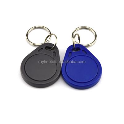 China ID Door Access Control Key Indicator EM 125KHz Token FOB Tag Waterproof / Waterproof RFID Proximity EM Card With Metal Ring for sale