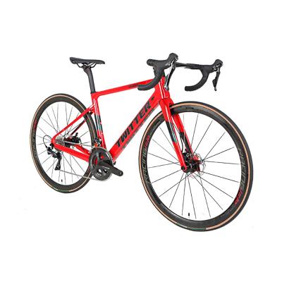 China 2021 New Arrival 700c Carbon Fiber Full Carbon Disc Brake 700c Full Carbon groupset 22 Speed ​​Gravel Road Bicycle Complete Hidden Bicycle for sale