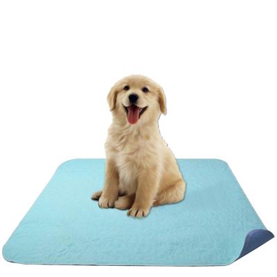 China Low Price Viable Highly Absorbent Reusable Washable Pet Training Pads With Waterproof Bottom for sale