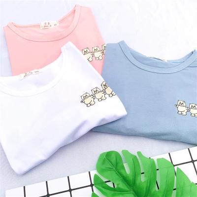 China Summer new style Clothing Designer Kids Tshirt boys and girls Baby casual Wear Clothes Children cotton Wholesale for sale