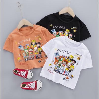 China 100%Cotton Baby Boy Clothing Kids Clothes Summer Boutique Tshirt Children Wear Wholesale for sale