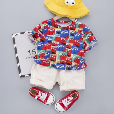 China 100%Cotton Kids Clothing Baby Clothes Boy Vendors Sets Summer Children Tshirt Pants Outfit Wholesale for sale