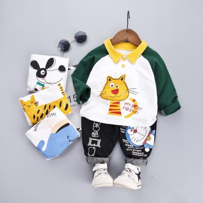 China 100%Cotton Kids Clothing Baby Boy Clothes Vendors Sets Shirts +Pants Suits Outfit Wholesale for sale