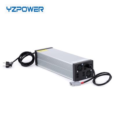 China LED Indicator YZPOWER 29.2v45a 8s Lifepo4 Battery Charger For 24V Bettery Universal Pack Adapter AC CE Electrical Short Circuit Protection for sale