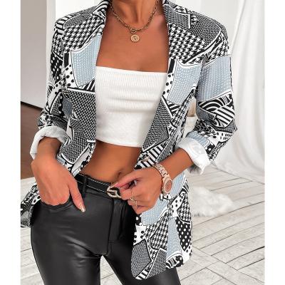 China 2021 hot style women's fall print loose suit Anti-wrinkle and two-piece suit for sale