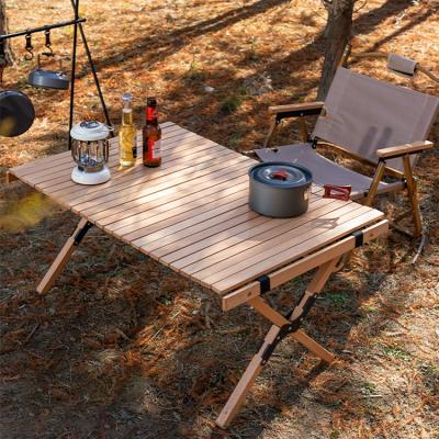 China Portable Camping Egg Roll Easy Carry Folding Stable Garden Raising Outdoor BBQ Accessories Restaurant Tables for sale