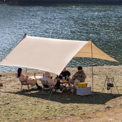 China Cheapest Sunshade Anti-UV Casual Square Easy Folding Canopy Folding Shelter Sun Setup Camping Tent for sale