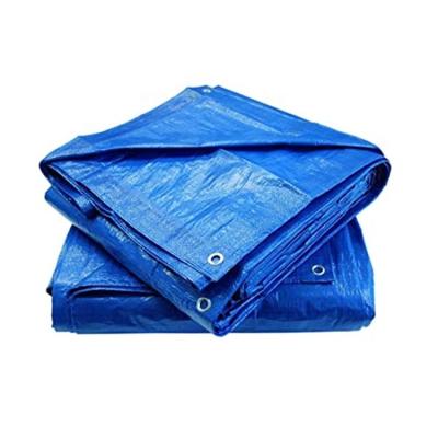 China Single blue poly PE tarpaulin, poly tarps, plandeka, Lona, Bache, all kinds tarpaulin sizes for sale