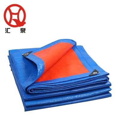 China Sustainable Blue Orange Coated Waterproof Tarpaulin For Tent Material for sale