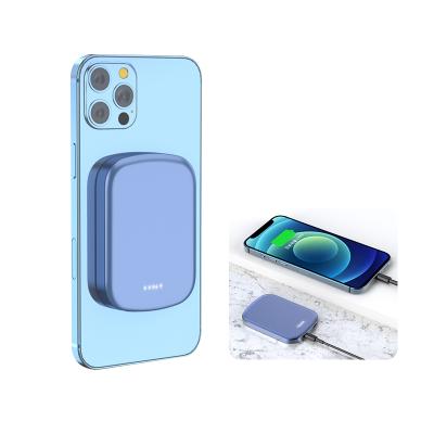 China 2021 Fast Charging Support 10000 mAh Magnetic Wireless Power Bank NEW For Magnet 5000mAh Powerbank Mobile Phone Charger For iPhone 12 pro for sale