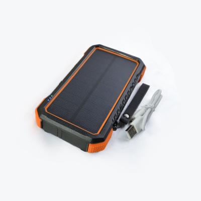 China Portable Solar Panel Power Bank 20000 MAH Waterproof External Stand Solar Battery Charger Panel Pack Wireless Portable Charger 3 Outputs for sale