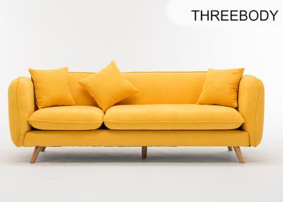 Chine Sofa triplace de tissu adapté aux besoins du client par meubles contemporains modernes de chambre à coucher à vendre