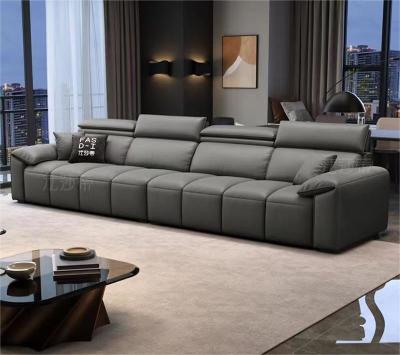 China Italian Modern Simple Cat Claw Living Room Leather Sofa 380*105*94CM for sale