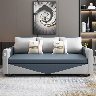 China Jieshun Multifunktioneel Intrekbaar Opvouwbaar Woonkamer Sofa Bed Te koop