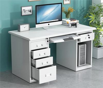 China Xinlongfei Steel Iron 1.2m Financial Computer Desk With Drawer for sale