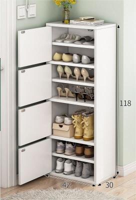 Chine Armoire à chaussures d'entrée de maison à haute capacité et à haute résistance à la poussière à vendre