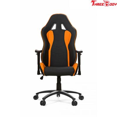 China Ergonomischer PC-Weltspiel-Stuhl-, Schwarzer und Orangelaufender Seat-Computer-Stuhl zu verkaufen