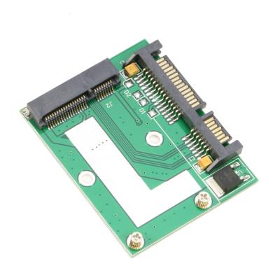 China mSATA to SATA 22Pin 2.5inch HDD Converter Adapter Small Board for Half Full Size  SSD for sale