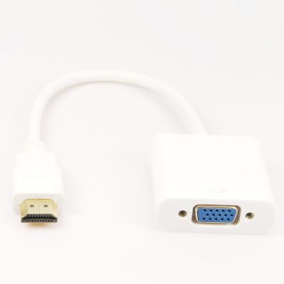 China HDMI To VGA Converter Adapter Cable HD 1080P 1080P HDMI Male to VGA Female Video for PC DV for sale