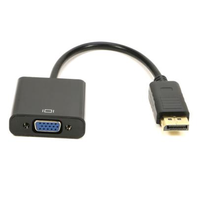 China 1Pcs Display Port DP Male to VGA Female Converter 1080P Adapter Display Port Connectors for sale