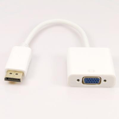 China 1Pcs Display Port DP Male to VGA Female Converter 1080P Adapter Display Port Connectors for sale