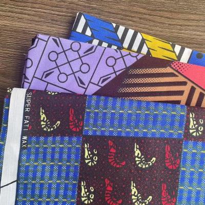 China Wholesale Customized Shrink-Resistant African Wax Printed Fabric Polyester Microfiber Bedding Printing Fabric for sale