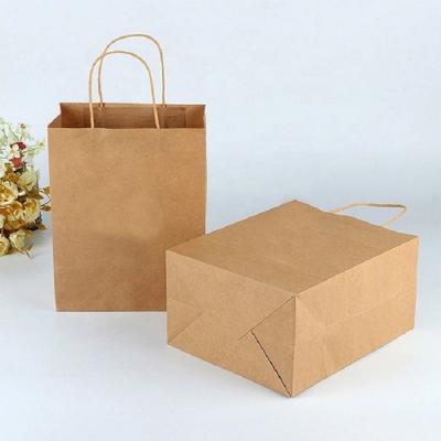 China Recyclable Custom High End Bread Kraft Paper Bag for sale