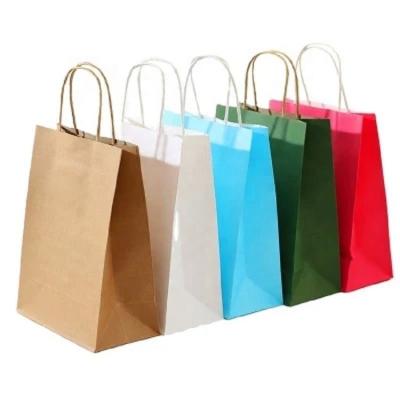 China Custom High Quality Recycled Brown Paper Bag Recyclable for sale