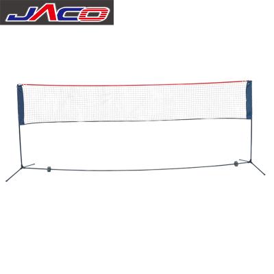 China Portable Badminton Support Net 3m/4m/5m/6m Steel Tube JACO Tennis Support Net Single Set Folding for sale