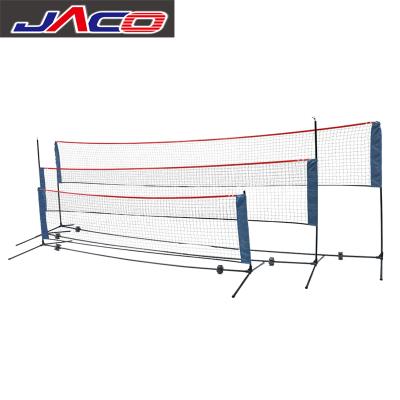 China JACO Hot Selling Steel Tube Portable Badminton Net for sale