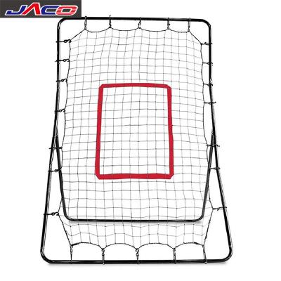 China JACO Pitching Trainer Baseball Goal Net Set Baseball Easy Grip Rebounder for sale