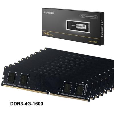 China 10PCS Desktop Superheer Set Original DDR3 4gb RAM 1600mhz Desktop Status Character Chip Unit Gen 3 Motherboard Computer Memory Working for sale