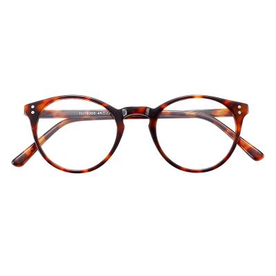 China Retro Man Women Optical Glasses Frames Fashion Acetate Reading Glasses for sale