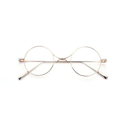 China Retro Latest Fashion Glasses Frames Metal Cheap Glasses Frames Women Eyeglass Frame for sale