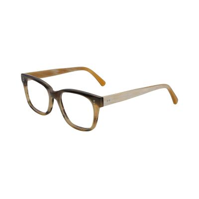 China Retro Optical Frames Mens High End Glasses Horn Glass Frame for sale