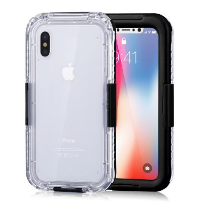 China Universal waterproof shockproof shellbox phone case for iphone xs max tpu bag mobile bathroom for sale