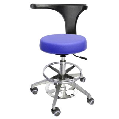 China Modern Hospital Furniture PU Rotating Doctor Chair With Pneumatic Backrest Lift for sale