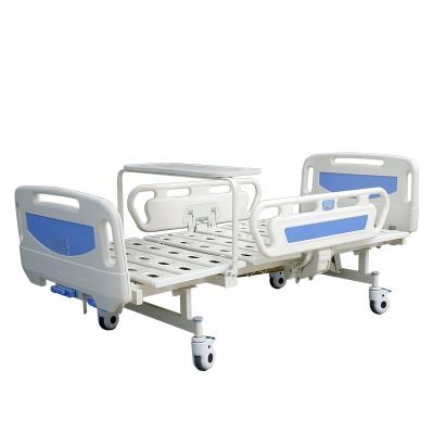 China Hot Selling Commercial Furniture ABS2 Hospital Manual Crank Nursing Bed For Hospital Clinic Patient for sale