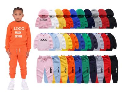 China Wholesale Casual Kids Clothes Set Jogging Custom Boy Children Clothing Suits Tracksuit for sale