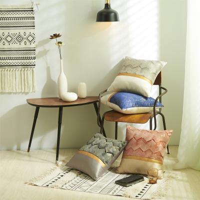 China Anti-Static Decorative Woven Bedroom Cushion Covers Sofa Farmhouse Pillowcase Pillow Covers for sale