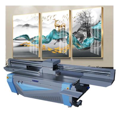 China Industrial UV Digital Flatbed Machine Decoration 2513G Large Format Ricoh Gen5 UV Flatbed Printer Printhead Printing for sale