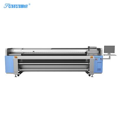 China Soft UV Flexographic Printing Machine Media 3200mm Width Ricoh Gen5 Printhead Flexographic Printing Machine for sale